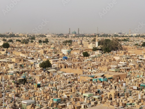 The largest cemetery in the world, Wadi al-Salaam in Najaf city in Iraq