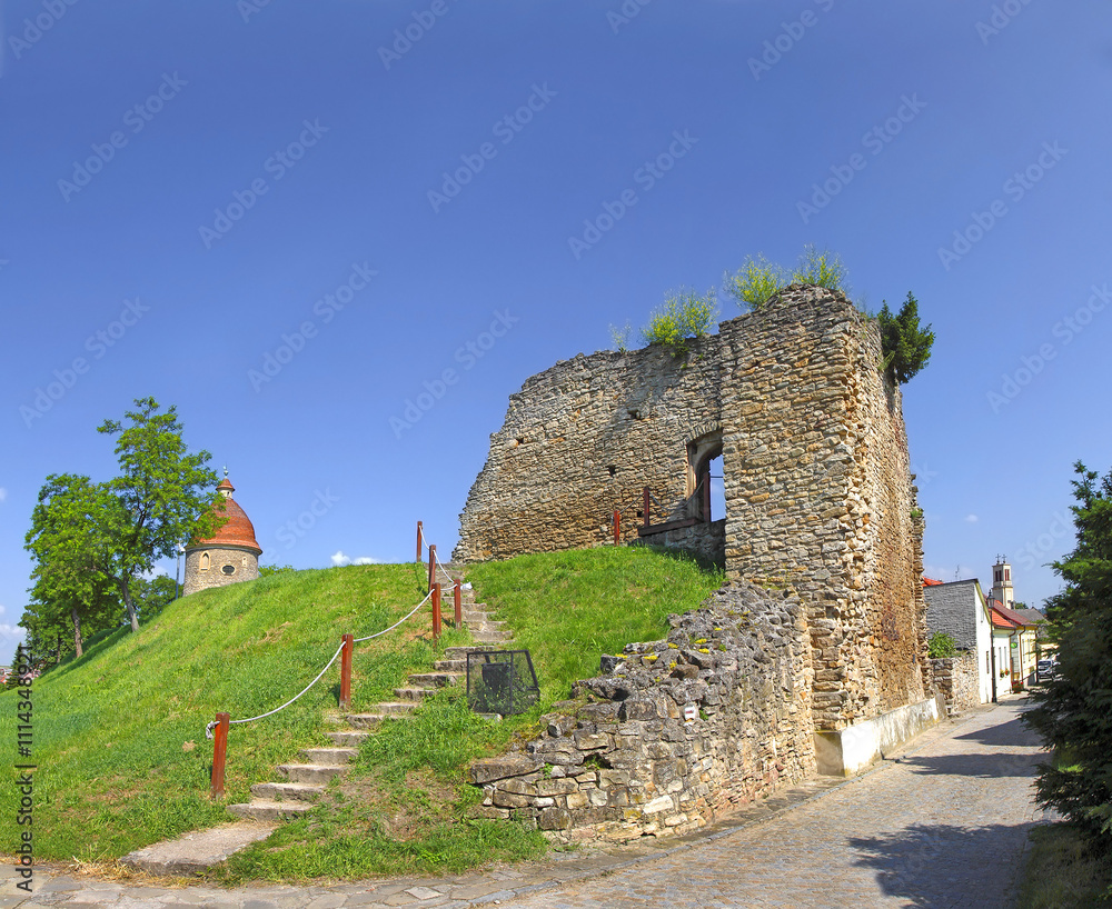 The area of St Georg's Rotunda in Town Skalica, Slovakia