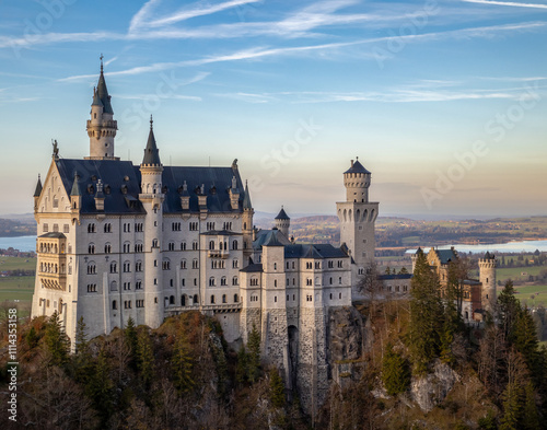 castle in the evening