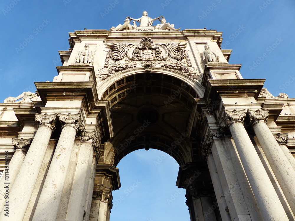 Obraz premium Arco da Rua Augusta Lisboa Portugal