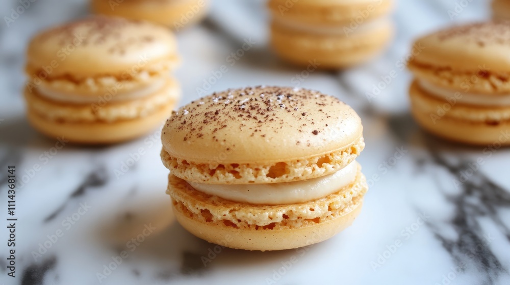 Easy French Macarons With Copy Space Easy French Macarons With Copy Space