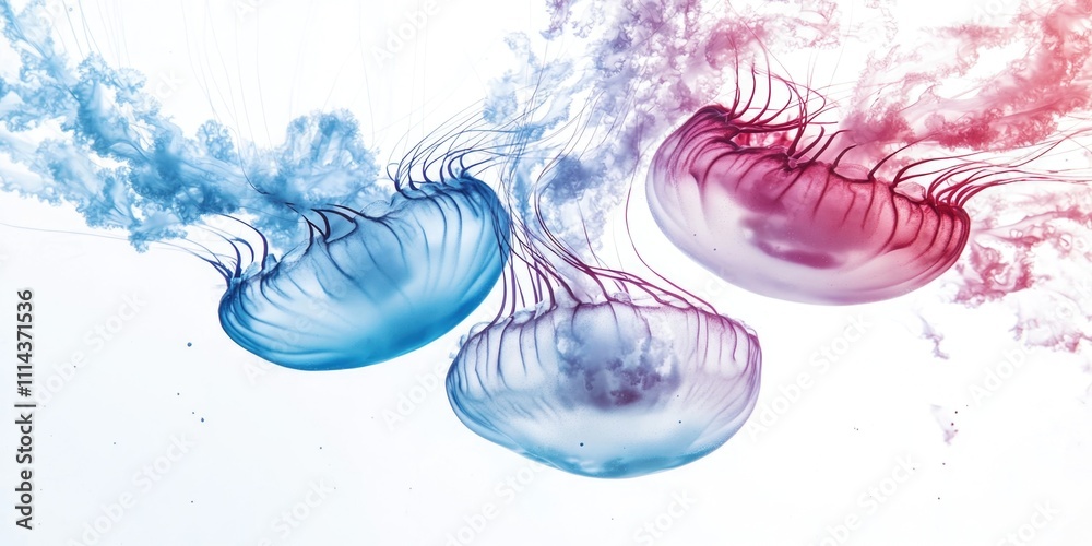 Fototapeta premium Jellyfish in water