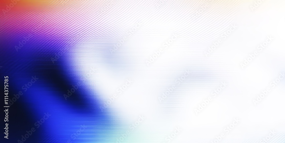 Obraz premium A grainy effect on a pastel gradient background of purple, pink, blue, and white, suitable for web banners with room for text.