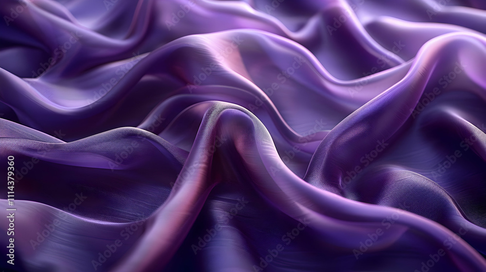 Obraz premium Abstract Purple Fabric Drape Background
