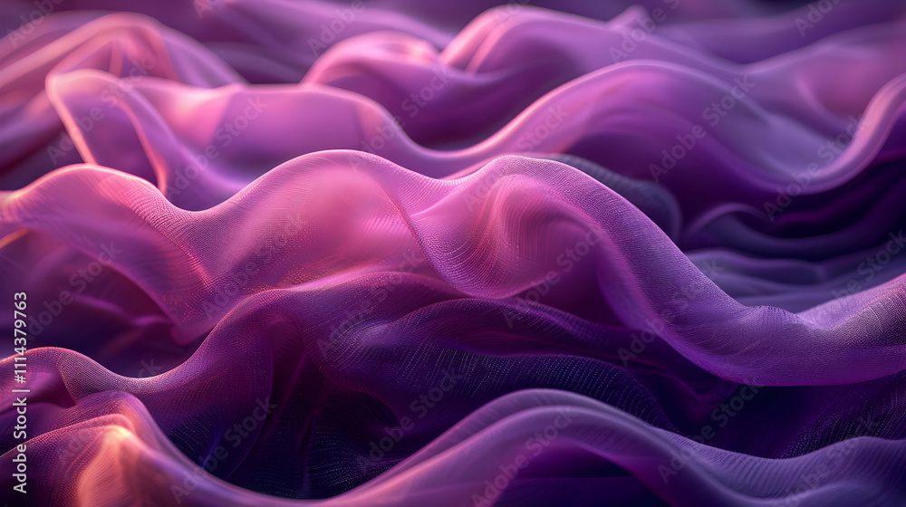 Fototapeta premium Purple and Pink Abstract 3D Background