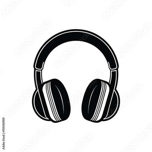 headphones isolated on white background