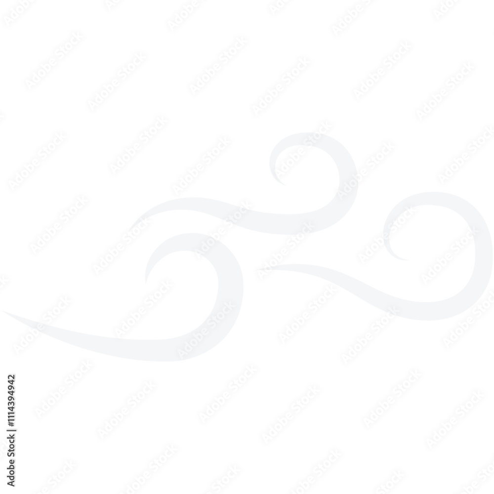 Wind blowing vector icon. Simple flat wind pictogram. Wind blowing vector icon. Simple flat wind pictogram.