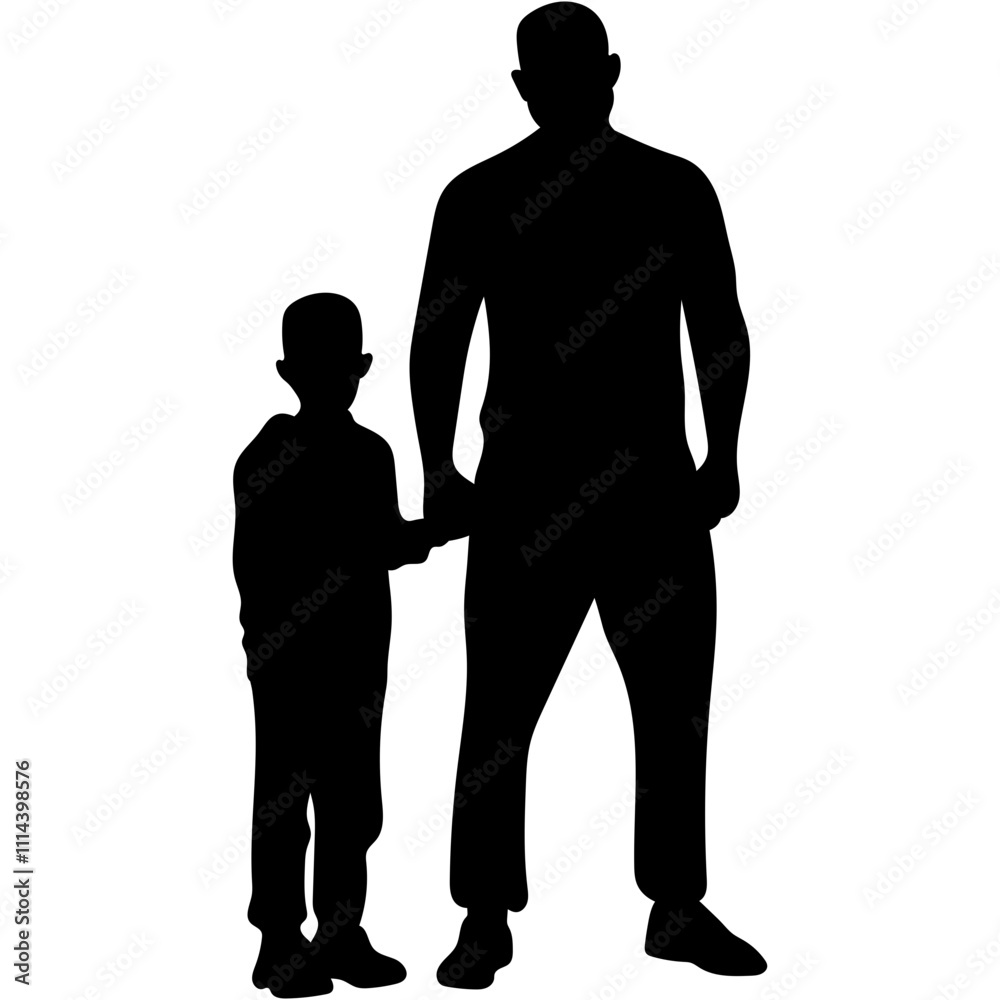 custom made wallpaper toronto digitalFather and Son Silhouette. 