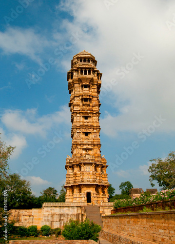 Chittorgarh fort in india, Architectural landmark photo
