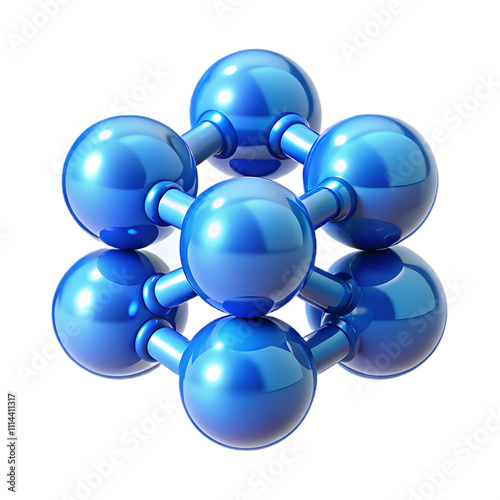 molecule 3d render