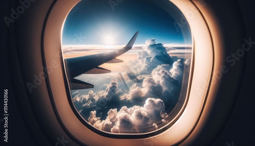 view from airplane window