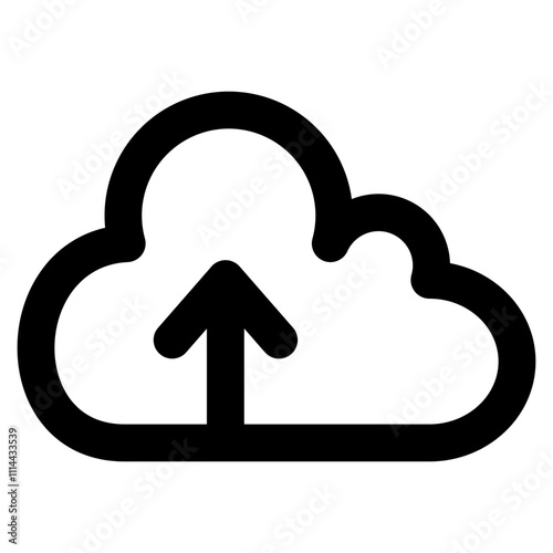 Cloud icon element for design