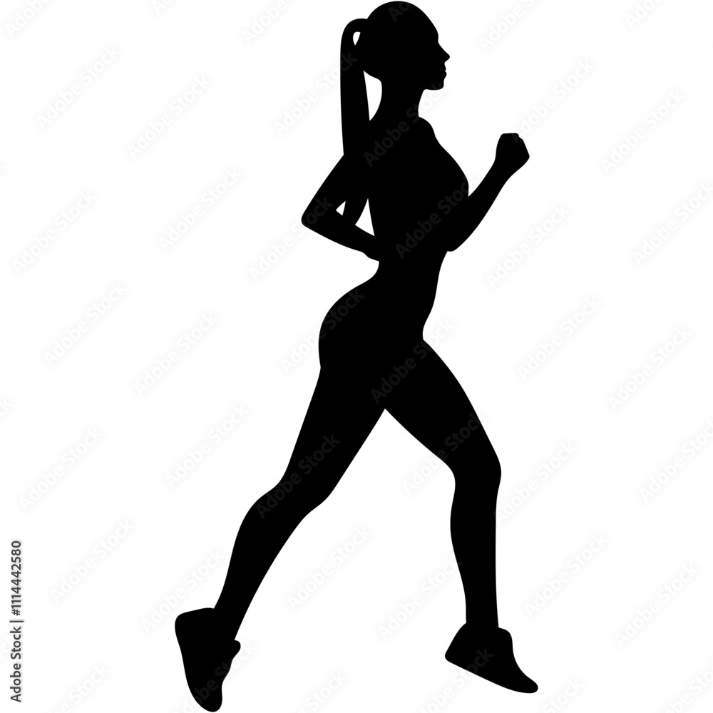Run. Running men and women, vector set of isolated silhouettes. Silhouettes running. Run. Running men and women, vector set of isolated silhouettes. Silhouettes running.