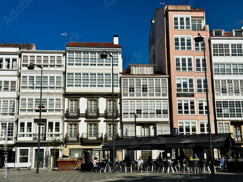 Old beautiful tourist city. Ferrol