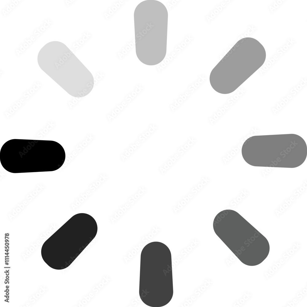 Loading icon. Video data load. Loading bar progress icon. Download progress. Loading status. Vector Loading icon. Video data load. Loading bar progress icon. Download progress. Loading status. Vector