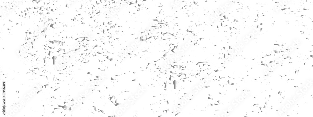 Abstract doted and confetti silver glitter and dust particles splatter on transparent background. Dust silver grunge background. Vector illustration. Abstract doted and confetti silver glitter and dust particles splatter on transparent background. Dust silver grunge background. Vector illustration.