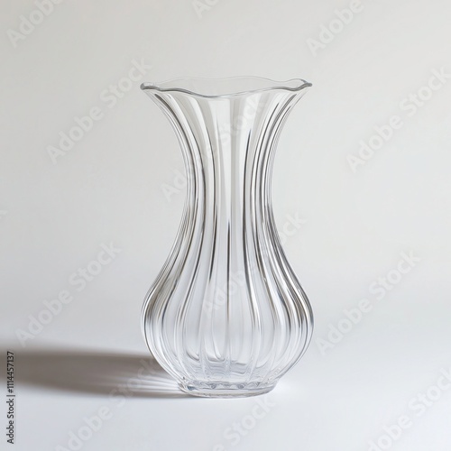 Fluted Glass Vase