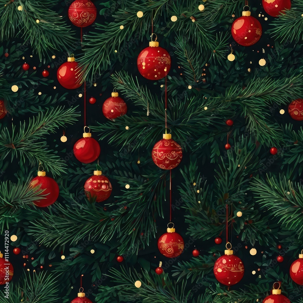 Fototapeta premium Christmas night in the city