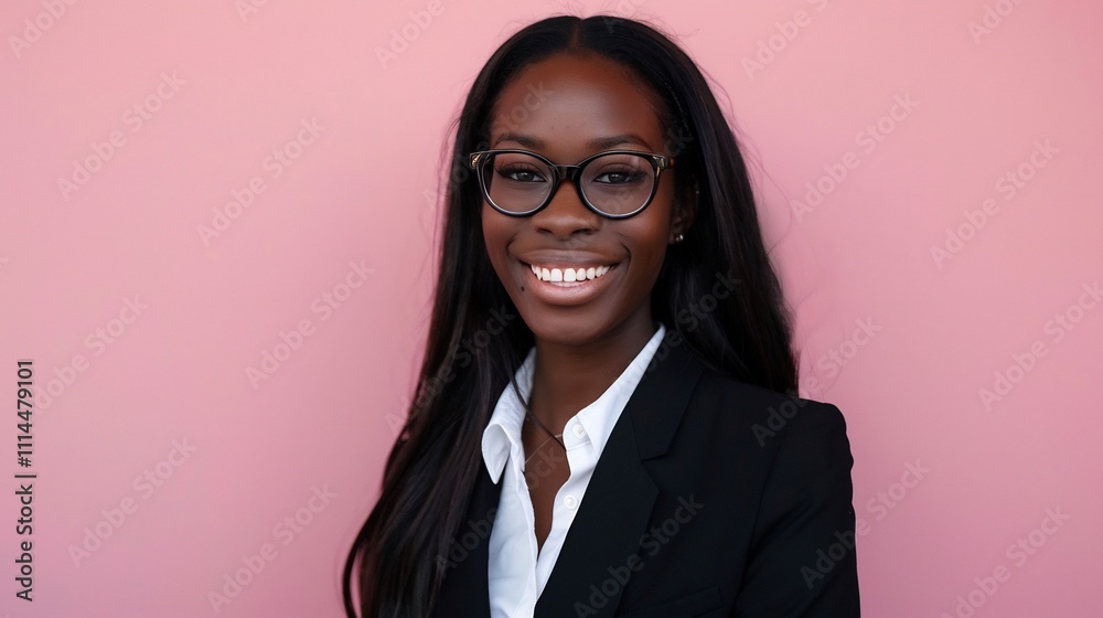 Portrait of a Smiling Black Businesswoman Portrait of a Smiling Black Businesswoman