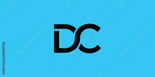 DC logo with modern concept.vektor