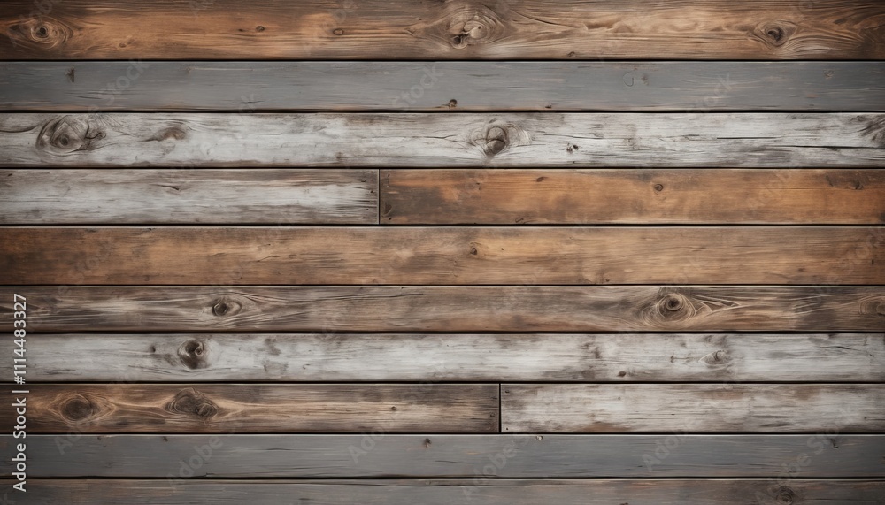 Rustic Wooden Plank Wall Texture With Brown And Gray Tones For A Natural And Weathered Look Rustic Wooden Plank Wall Texture With Brown And Gray Tones For A Natural And Weathered Look