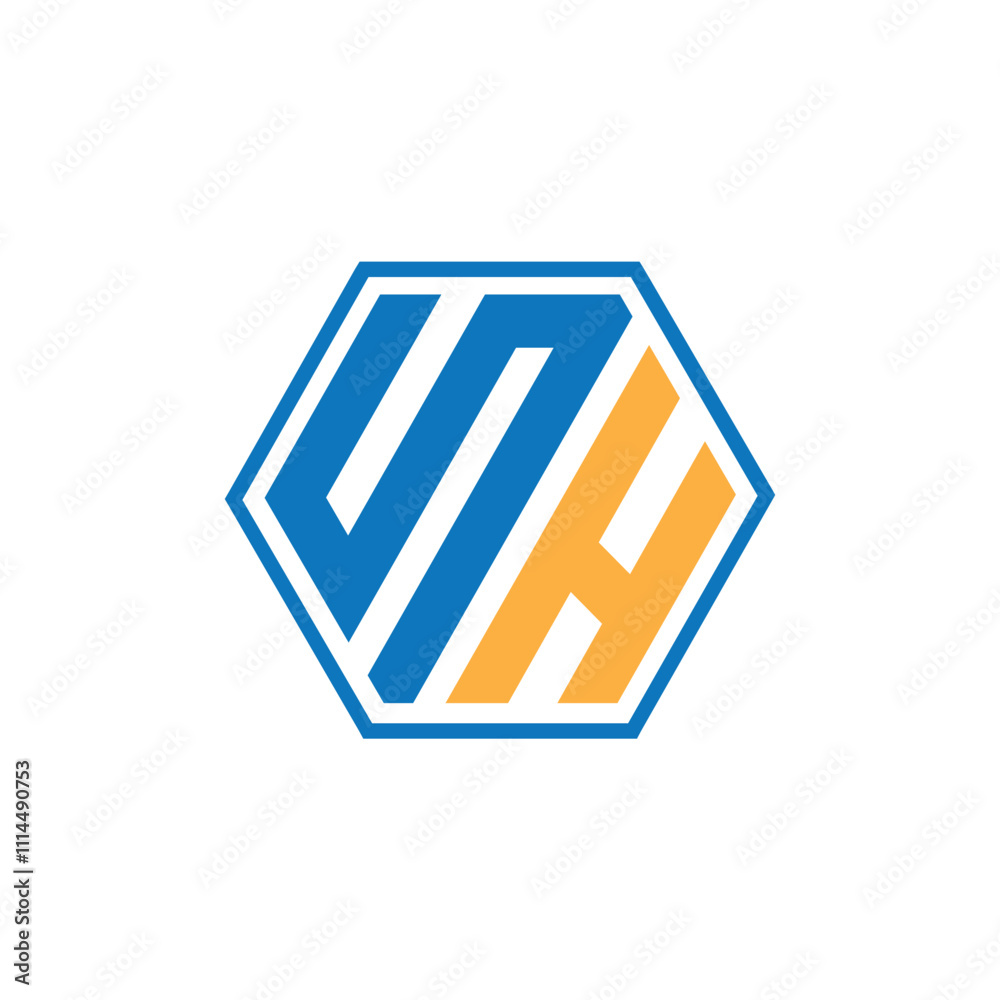 Fototapeta premium sh logo design vector template, initial sh letter logo, initial hs letter logo design vector, hs logo vector design, HS or SH monogram minimal elegant logo design vector illustration, letter SH logo.