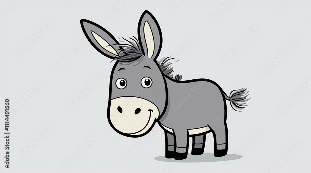 donkey cartoon illustration donkey cartoon illustration