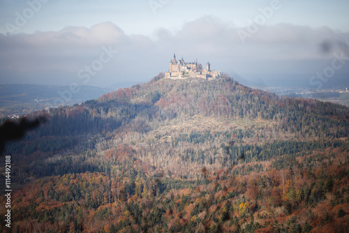 Burg Hohenzollern aus der Ferne