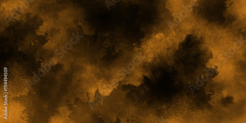 brown watercolor background hand-drawn with cloudy strokes of brushes, grainy watercolor scraped grungy background, Surface with abstract watercolor painted grunge paper texture.