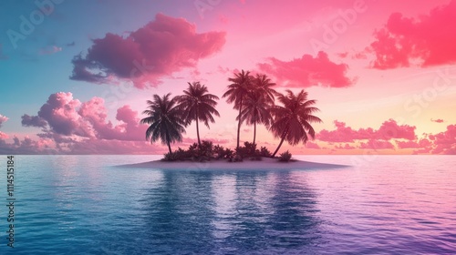 Illustrated guide cover featuring a tropical island with vivid colors and dreamy vibes