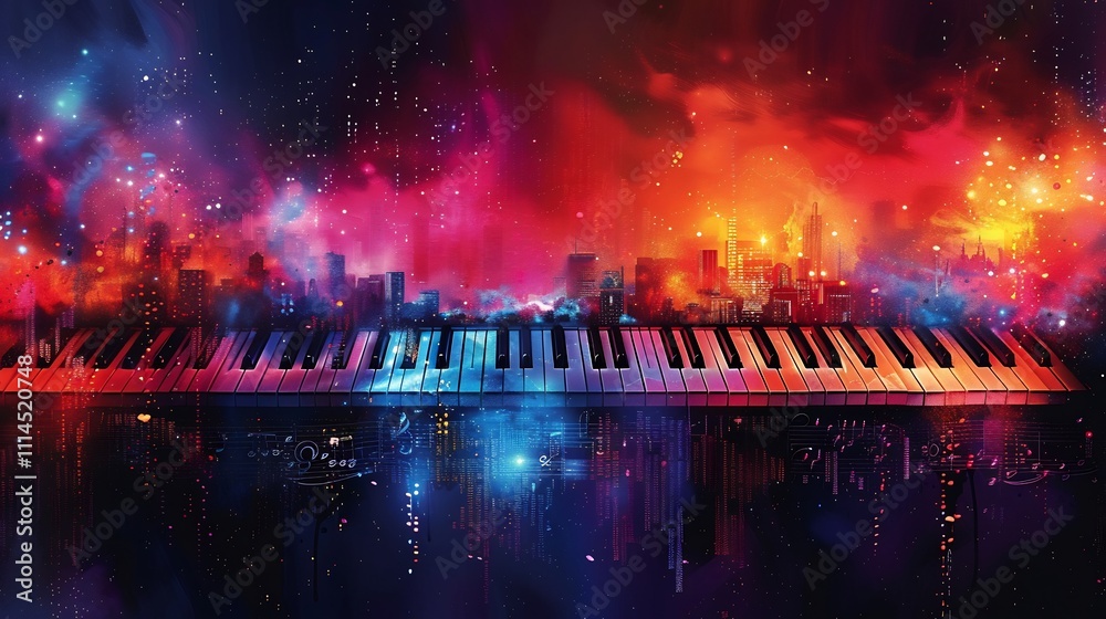 Artistic guide concept of thematic development in music theory with examples of how motifs evolve throughout a composition Artistic guide concept of thematic development in music theory with examples of how motifs evolve throughout a composition