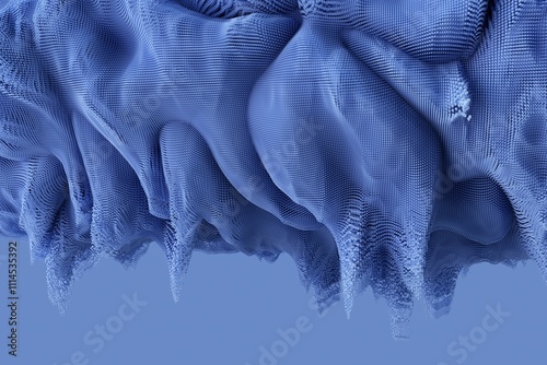 Fototapeta Naklejka Na Ścianę i Meble -  Abstract 3d rendered background with particles. Dynamic futuristic wallpaper.