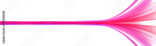 Electric technology in futuristic style neon color in PNG format on white transparent background for design and banners. 