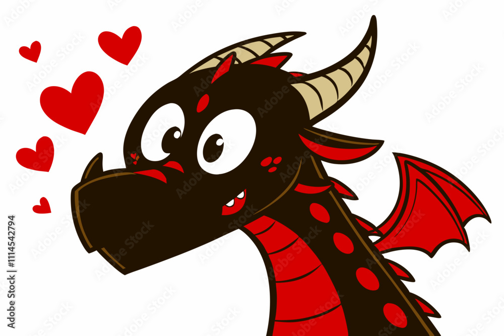 Naklejka premium Create a Funny Loving Lynx Head on a White Background Digital Art Tutorial