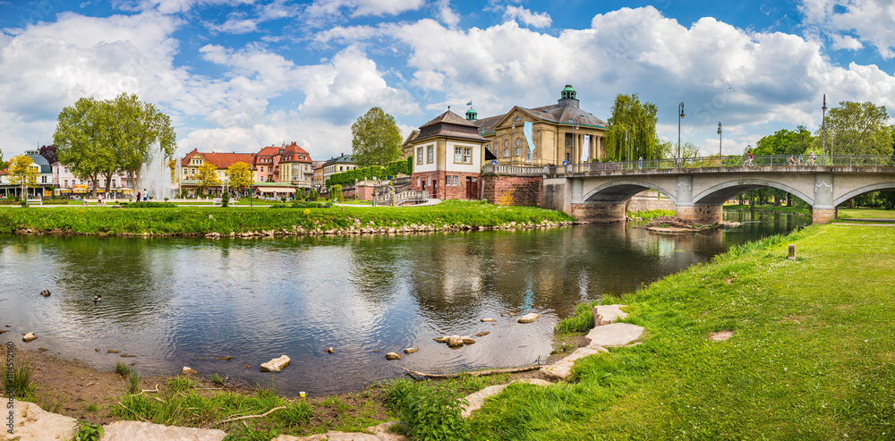 Fototapeta premium townscape of Bad Kissingen in Bavaria