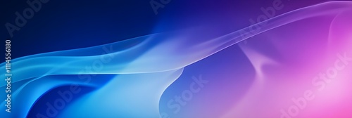 A dreamy abstract background with wisps of smoke in translucent shades of blue and purple on a dark gradient.