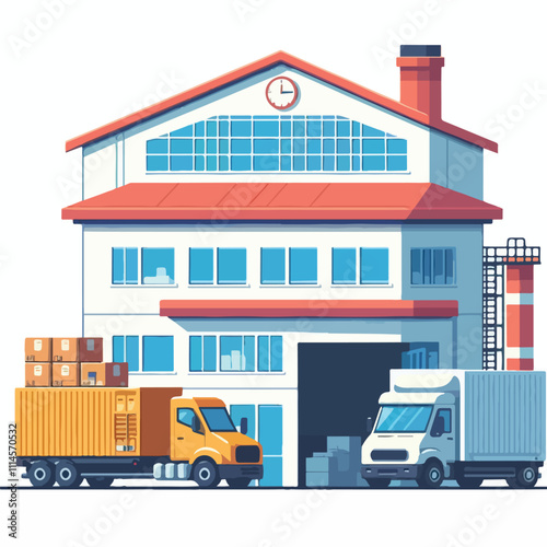 warehouse vector