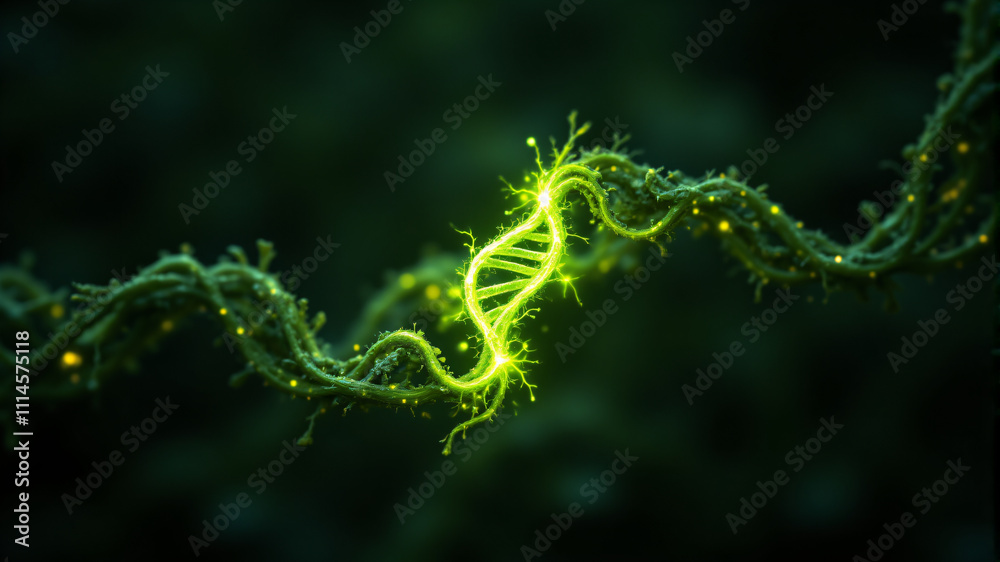 Naklejka premium Exploring the Fascinating World of DNA Structure Function and Significance in Genetics