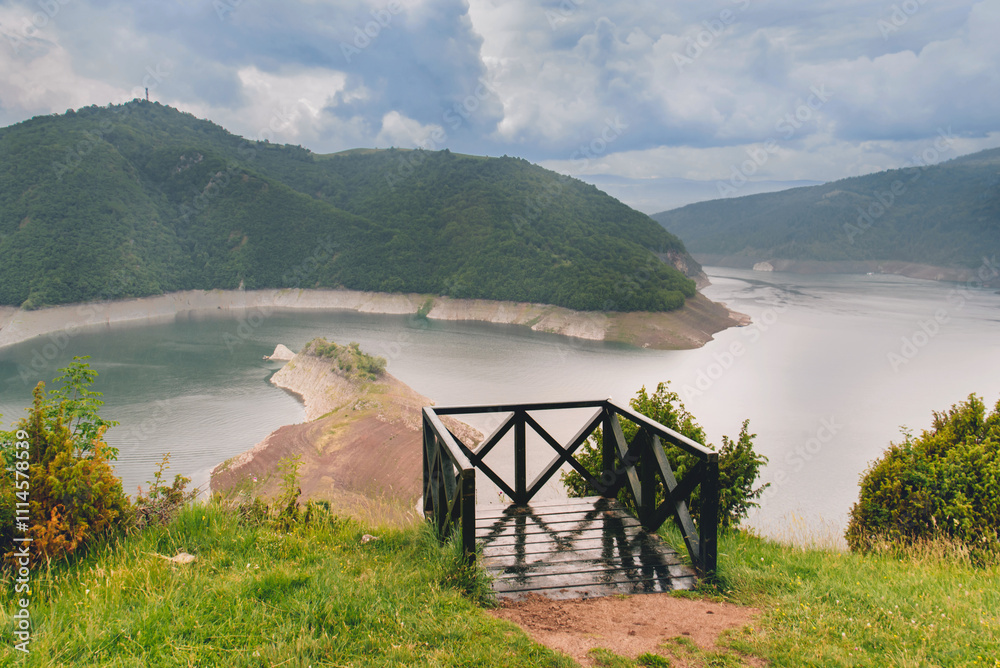 Viewing Platform in Uvac Special Nature Reserve