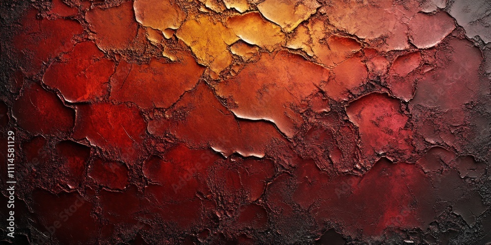 Fototapeta premium Abstract Red and Brown Textured Surface