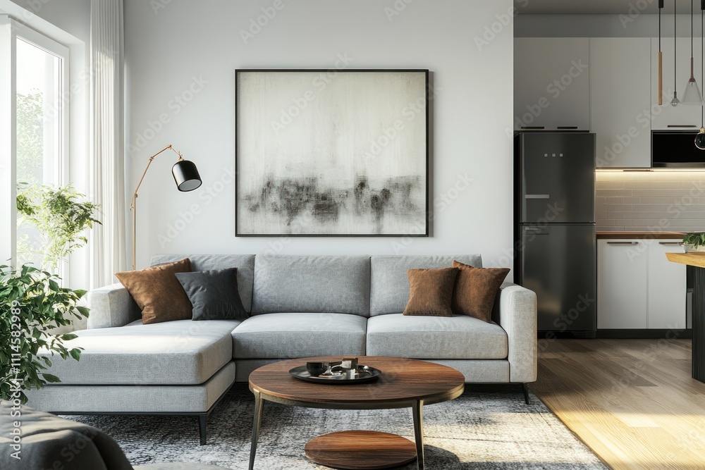 Modern Apartment Living Room Grey Sofa Design Modern Apartment Living Room Grey Sofa Design