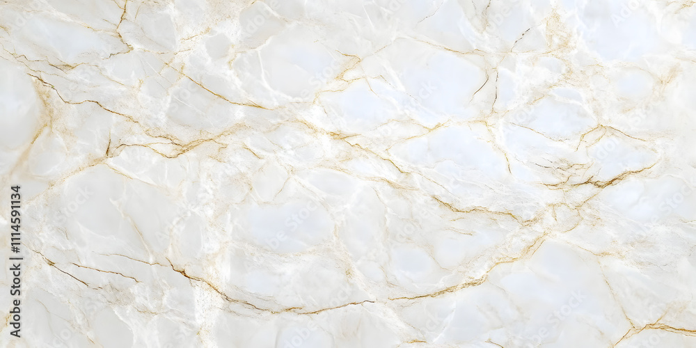 Obraz premium Elegant White Marble Texture. A high-resolution image of a pristine white marble with subtle veins, perfect for showcasing its luxurious texture and pattern.