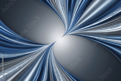 serene ripple effect with metallic blue tones for high end branding projects