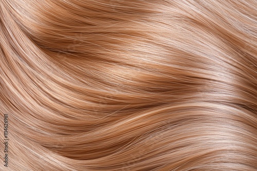 Texture of Light Brown Human Hair