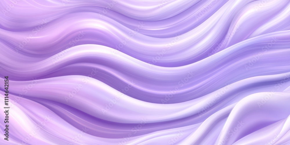Obraz premium Abstract Lavender Swirls Wave Pattern Design