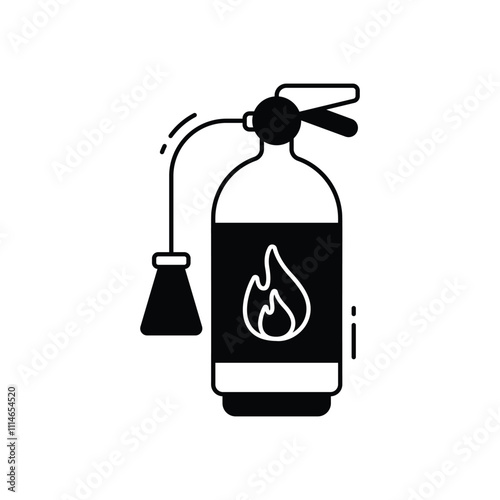 Fire extinguisher vector icon