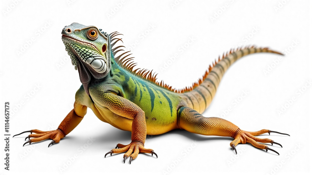 Obraz premium green iguana