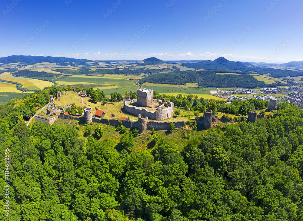 Ruins of medieval Saris castle, Slovakia