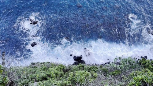 Ocean waves magic clif view 