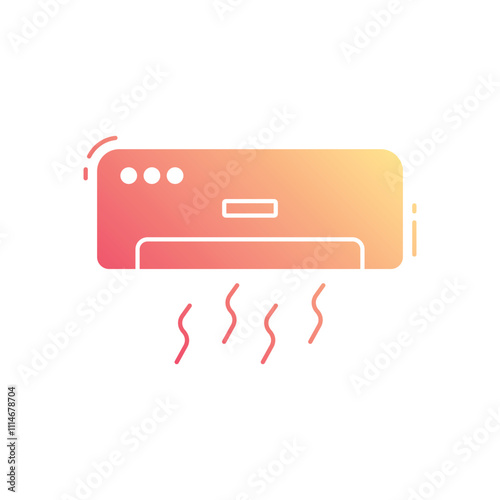 Air conditioner vector icon